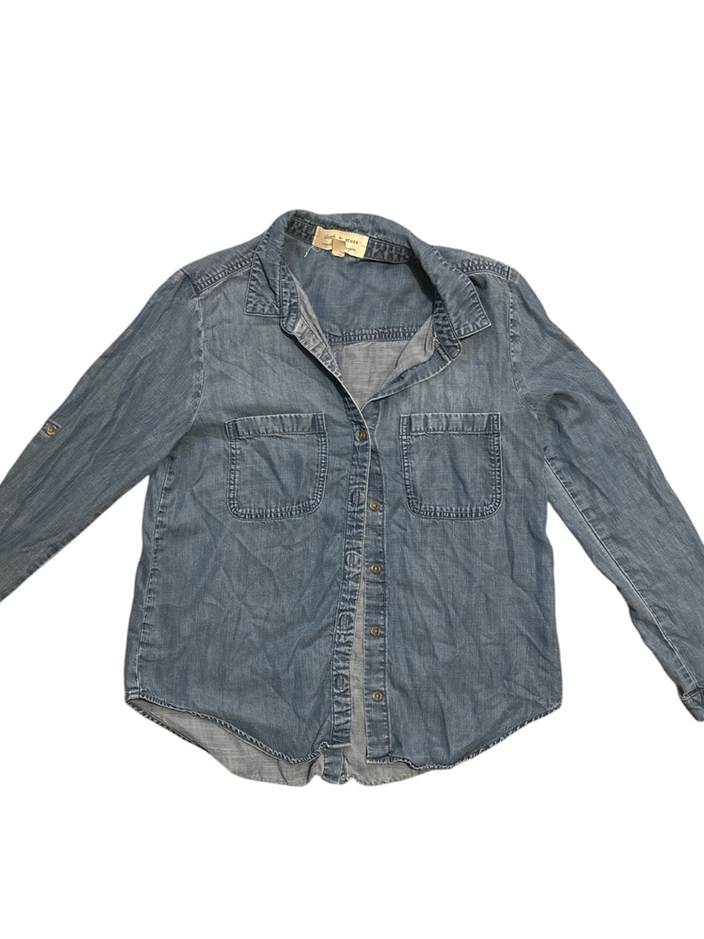 Cloth and Stone Blue Button Up